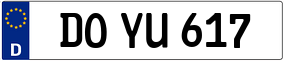 Truck License Plate